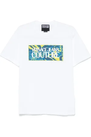 VERSACE Logo-patch T-shirt