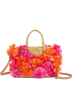 VALENTINO GARAVANI Small floral-appliqué tote bag