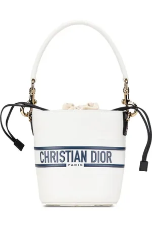 Dior 2021 Small Leather Vibe Drawstring Bucket satchel