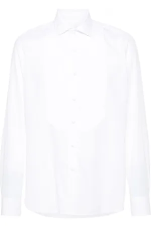 TAGLIATORE Pliss?? poplin cotton shirt