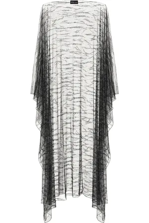 Giorgio Armani Semi-sheer cape