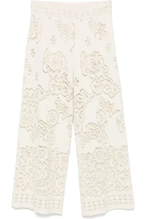 SEMICOUTURE Macram?? trousers