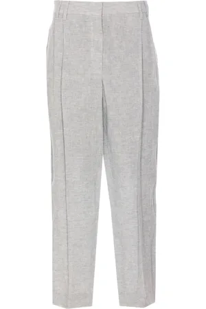Brunello Cucinelli Pressed-crease trousers