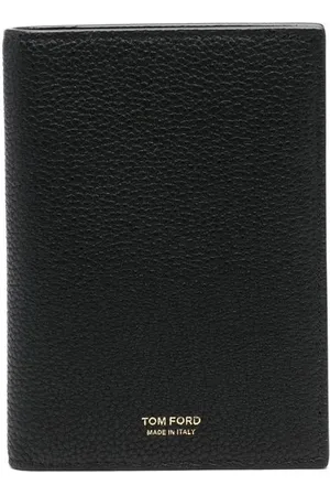 Tom Ford Logo-lettering bi-fold leather cardholder