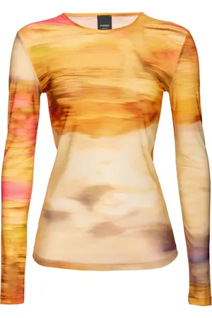 Pinko Abstract-pattern print top