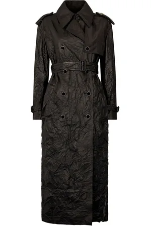 Roberto Cavalli Crinkled trench coat