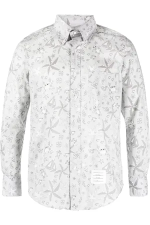 Thom Browne Printed cotton shirt