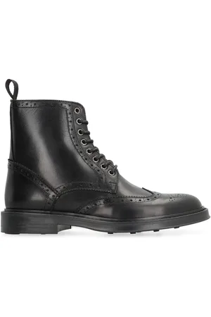 Bruno Magli Brogue-detail lace-up boots