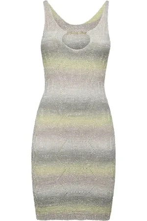 Philipp Plein Striped mini dress