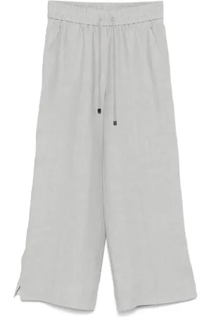 LE TRICOT PERUGIA Linen trousers