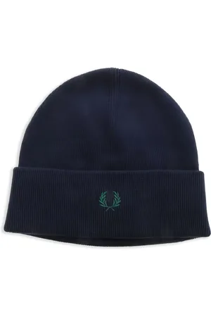 Fred Perry Logo-embroidered beanie hat
