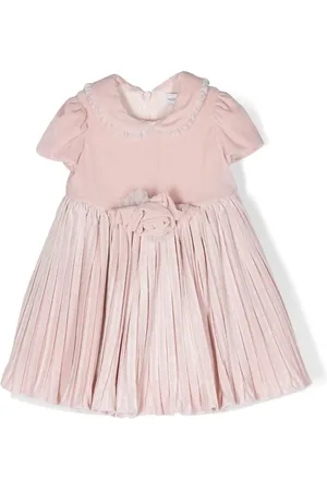 MONNALISA Short-sleeve pleated dress