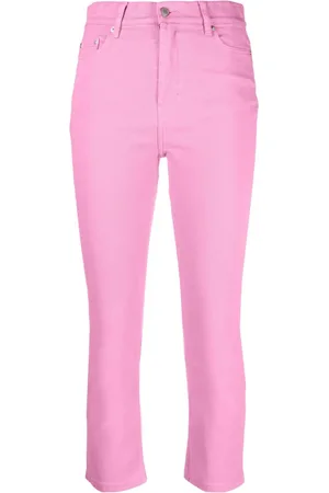 Ami High-waisted cropped jeans