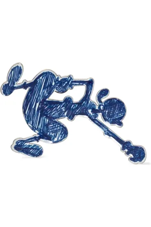 Moschino Brass brooch