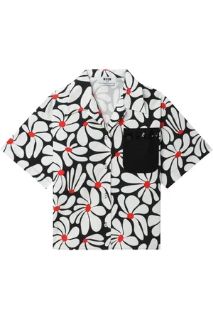 Msgm Floral-print shirt