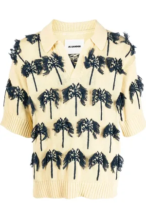 Jil Sander Palm-tree polo shirts