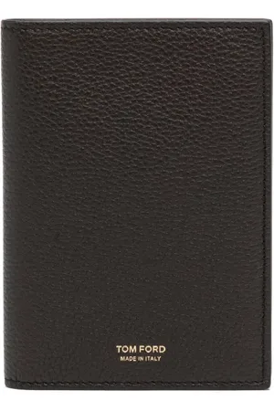Tom Ford Logo-lettering bi-fold leather cardholder