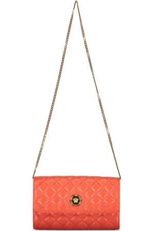 VERSACE Leather crossbody bag