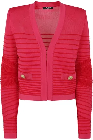 Balmain Ribbed-detail cardigan