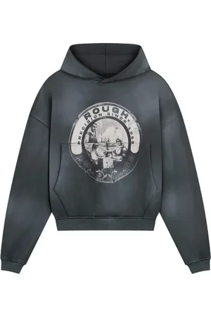 ROUGH. Graphic-print hoodie