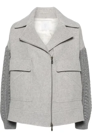 ELEVENTY Contrast-sleeve jacket