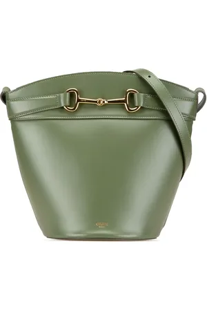 Céline 2019 Leather Crecy bucket bag