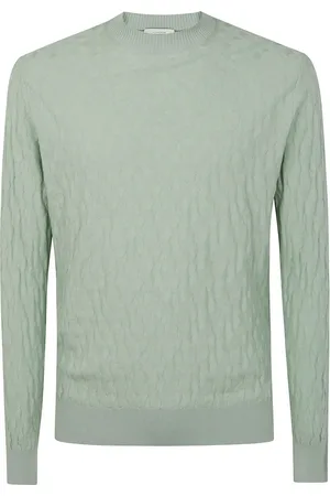 BALLANTYNE Patterned-jacquard jumper