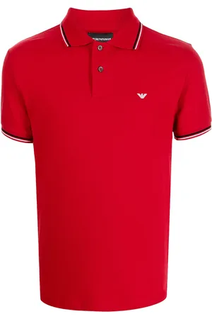 Emporio Armani Embroidered logo polo shirt