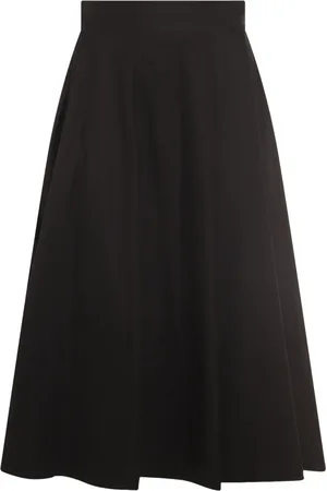 Malo Cotton midi skirt