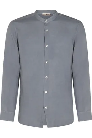 ALTEA Band-collar long-sleeve shirt