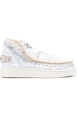 Mou Sequin-embellished ankle boots