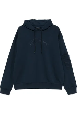 Paul & Shark Rubberised-logo hoodie