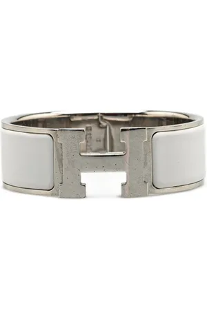 Hermès 2000-2010 Wide Enamel Clic Clac H Bracelet GM costume bracelet