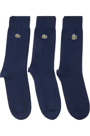 Lacoste Logo-embroidered socks (pack of three)