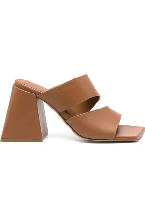 vic matiè 100mm leather sandals