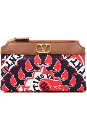 VALENTINO GARAVANI VLogo bandana-print pouch