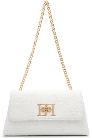 Elisabetta Franchi Logo-jacquard shoulder bag