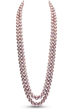 Yoko London 18kt white gold Classic freshwater-pearl necklace