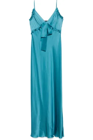 Alberta Ferretti Satin maxi dress