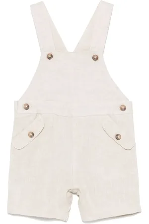 Tartine Et Chocolat Linen dungarees