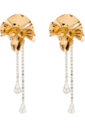 Sterling King Crystal drop statement earrings