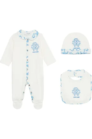 Roberto Cavalli Logo-embroidered pajamas