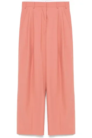 A PAPER KID Pleat-detail trousers
