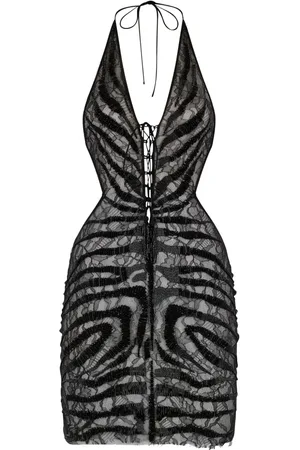 Roberto Cavalli Ray Of Gold mini dress