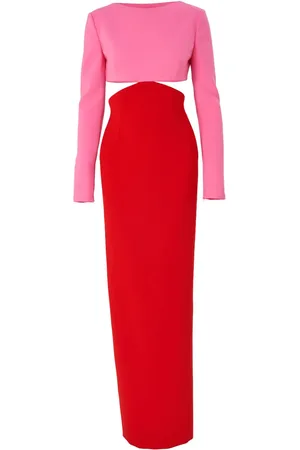 Carolina Herrera Cut-out column gown