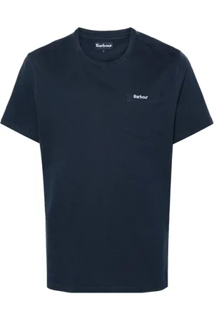 Barbour Logo-embroidered cotton T-shirt