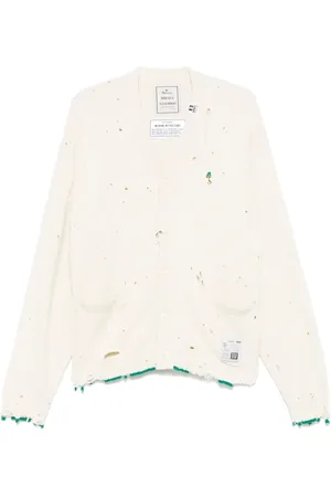 Maison Mihara Yasuhiro Distressed cardigan