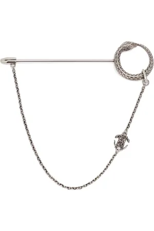 Roberto Cavalli Snake-motif brooch