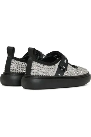 Marni Rhinestone-embellished ballerina shoes