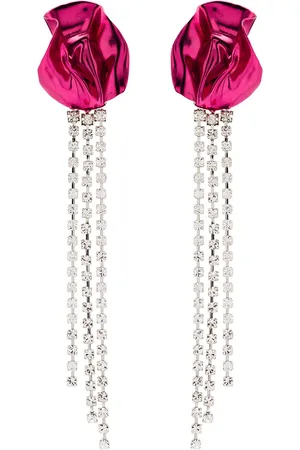 Sterling King Georgia crystal-embellished drop earrings